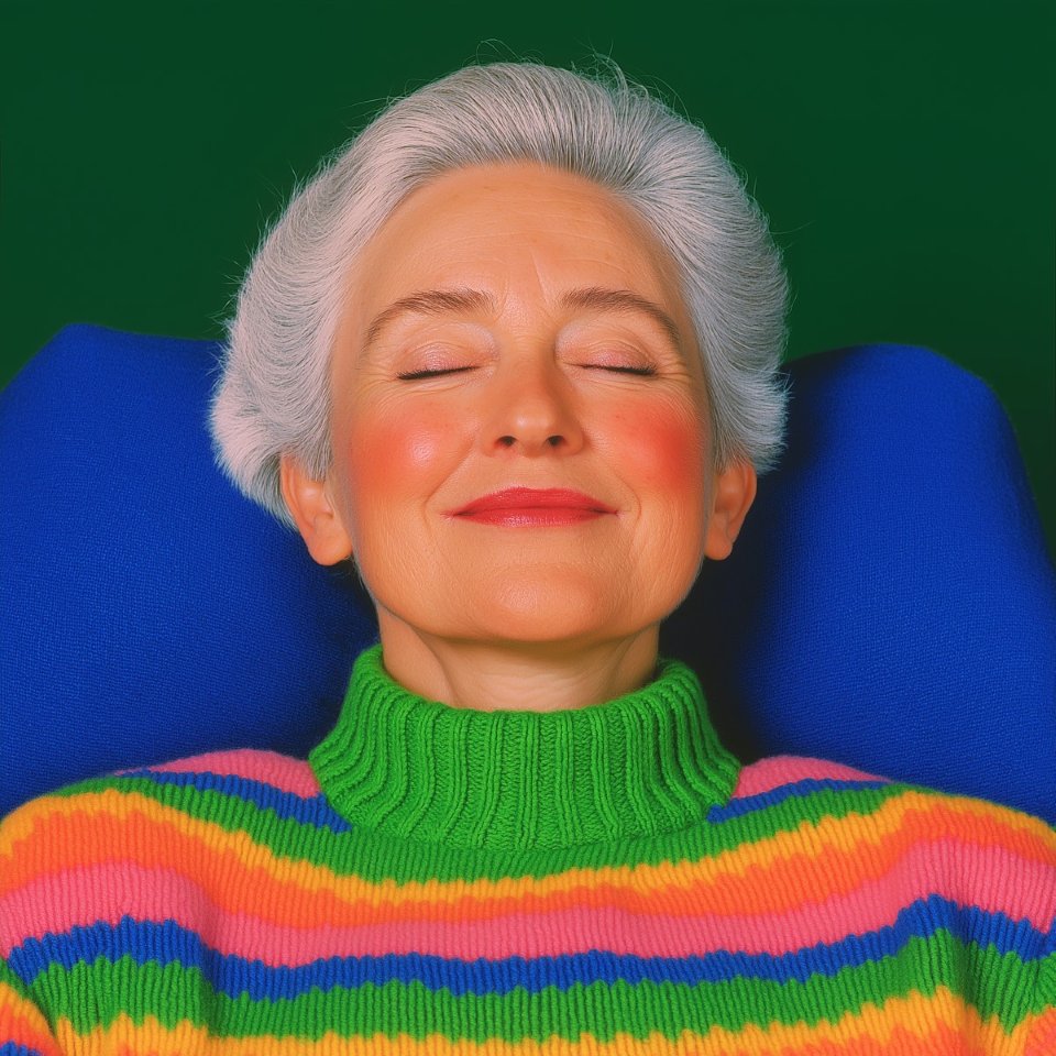 carer feeling relaxed on a counselling session