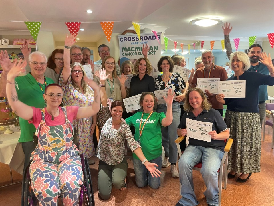 Macmillan Volunteer Service at Crossroads Care Kent